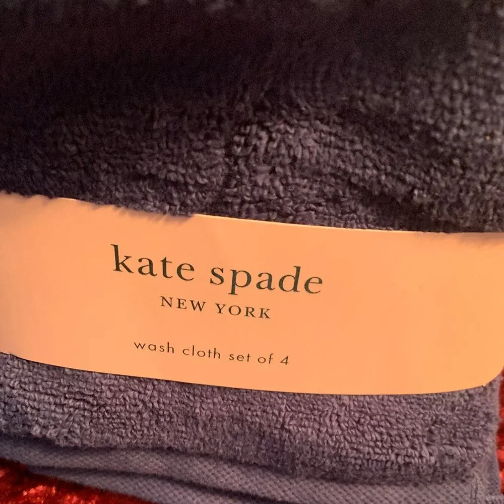 Kate Spade set of 4 wash cloth